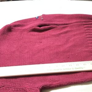 Chic Maroon Turtleneck Sweater